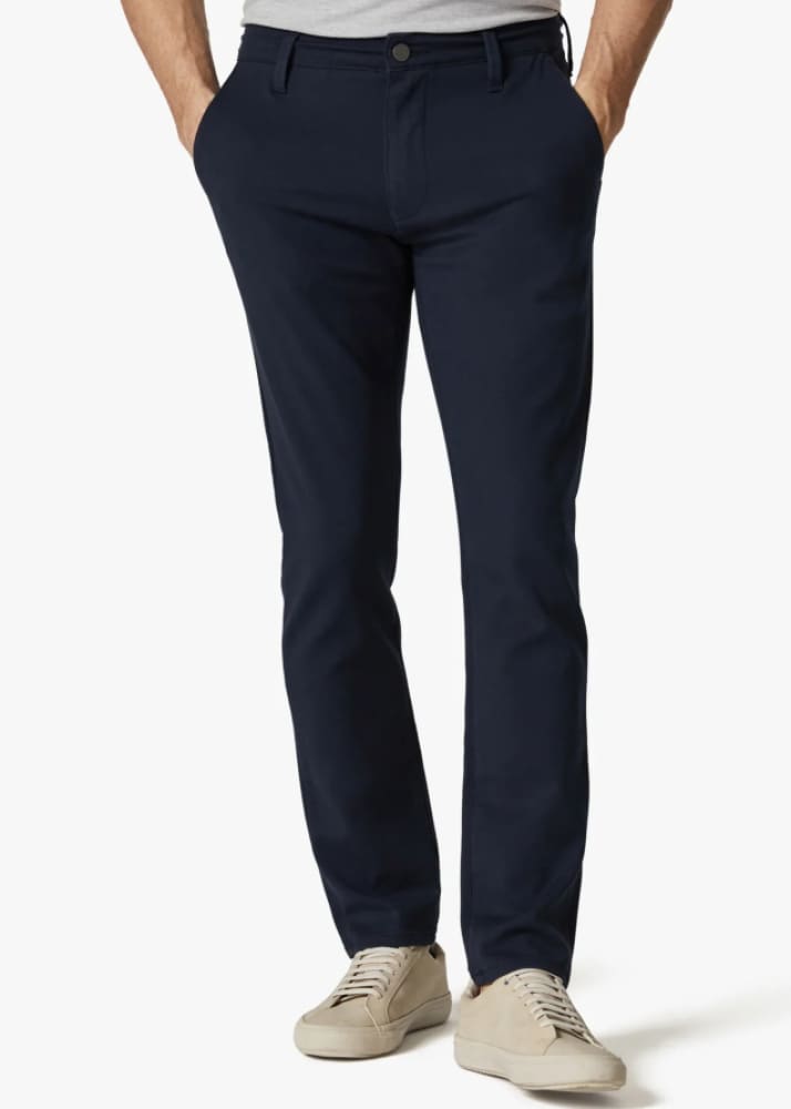 Verona Slim Leg Chino Pants In Navy High Flyer