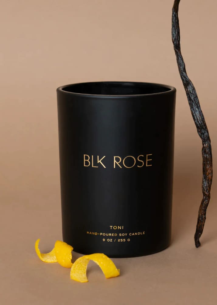 Blk Rose Candle - Toni home & body