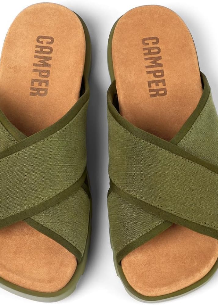 ほぼ新品✨Camper BRUTUS SANDAL スエード　24cm 38 カンペール CAMPER BRUTUS SANDAL / サボサンダル （キャメル） -靴