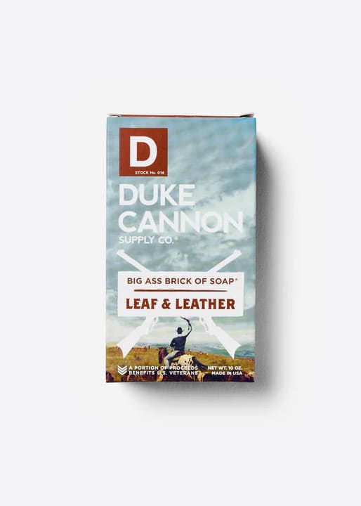 Duke Cannon- Big Ass Brick of Soap in Leaf And Leather -