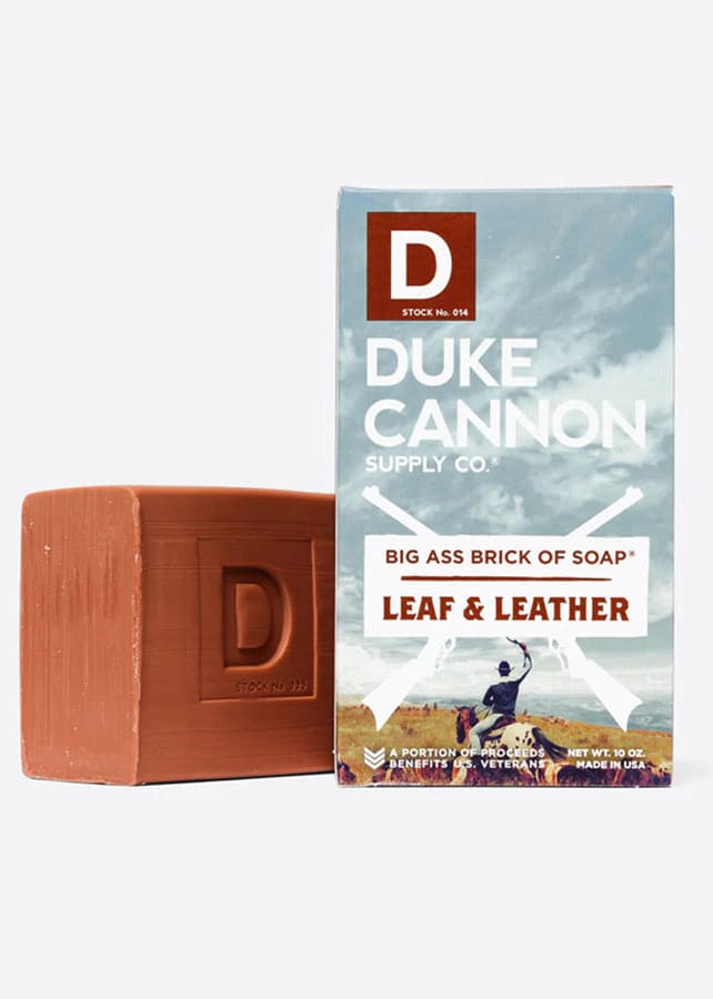 Duke Cannon- Big Ass Brick of Soap in Leaf And Leather -