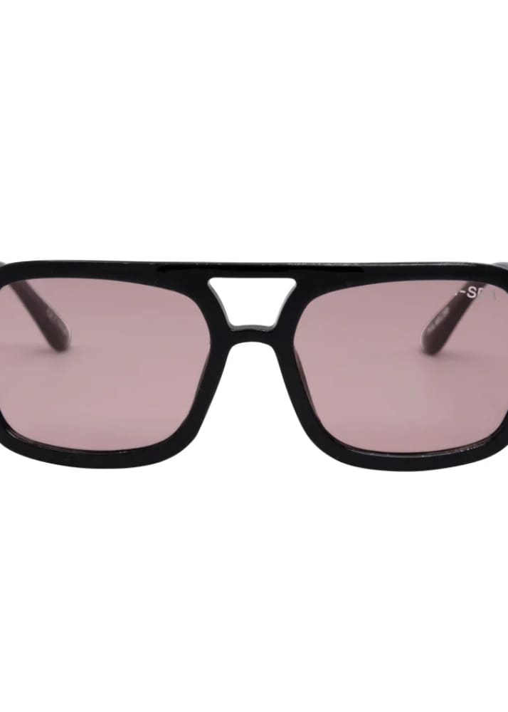 I SEA - Royal Polarized Sunglasses - BLACK/PEACH LENS