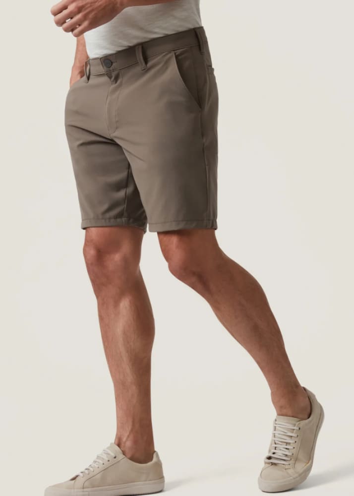 34 Heritage- Arizona Shorts in Taupe Commuter Luxe