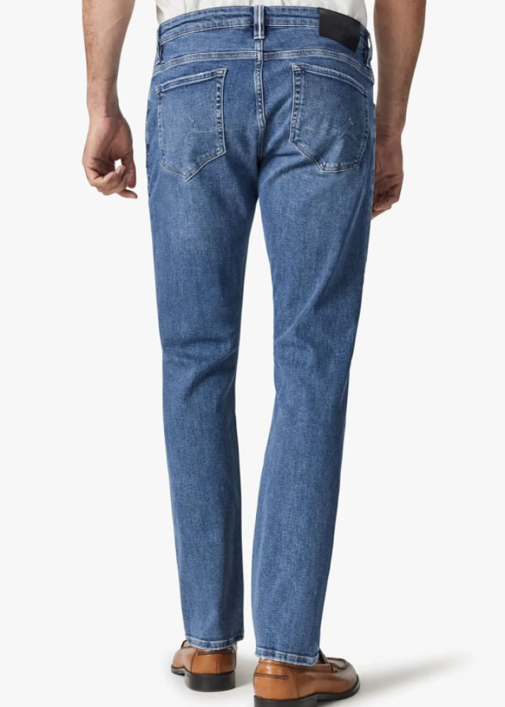 34 Heritage - Cool Tapered Leg Jeans In Mid Blue Selvedge