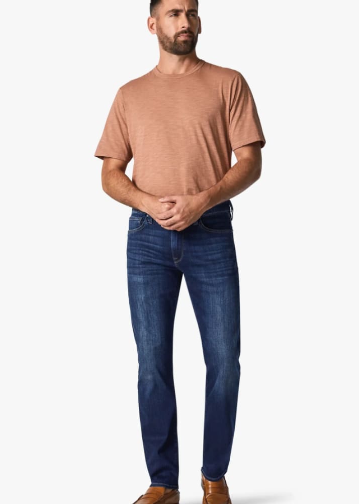 34 Heritage - Courage Straight Leg Jeans in Deep Tencel