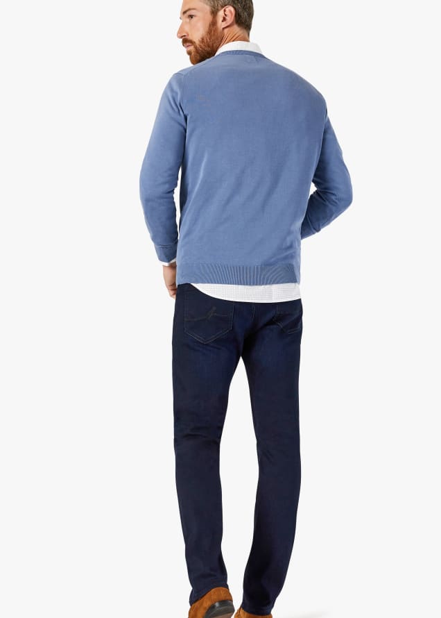 34 Heritage - Courage Straight Leg Jeans in Ink Rome -