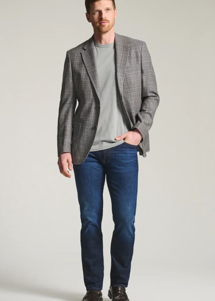 34 Heritage - Courage Straight Leg Jeans in Rinse Brushed