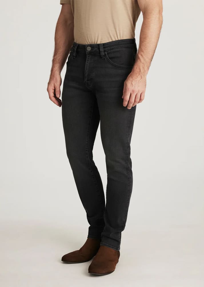 34 Heritage - Courage Straight Leg Jeans in Smoke Brushed