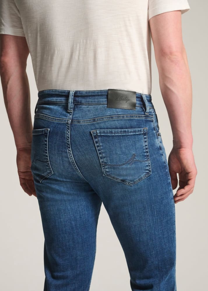 34 Heritage - Courage Straight Leg Jeans in Used Brushed