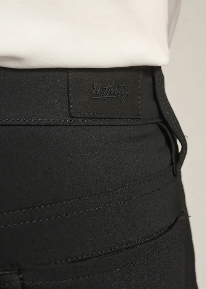 34 Heritage- Courage Pants in Black Commuter - Trousers &