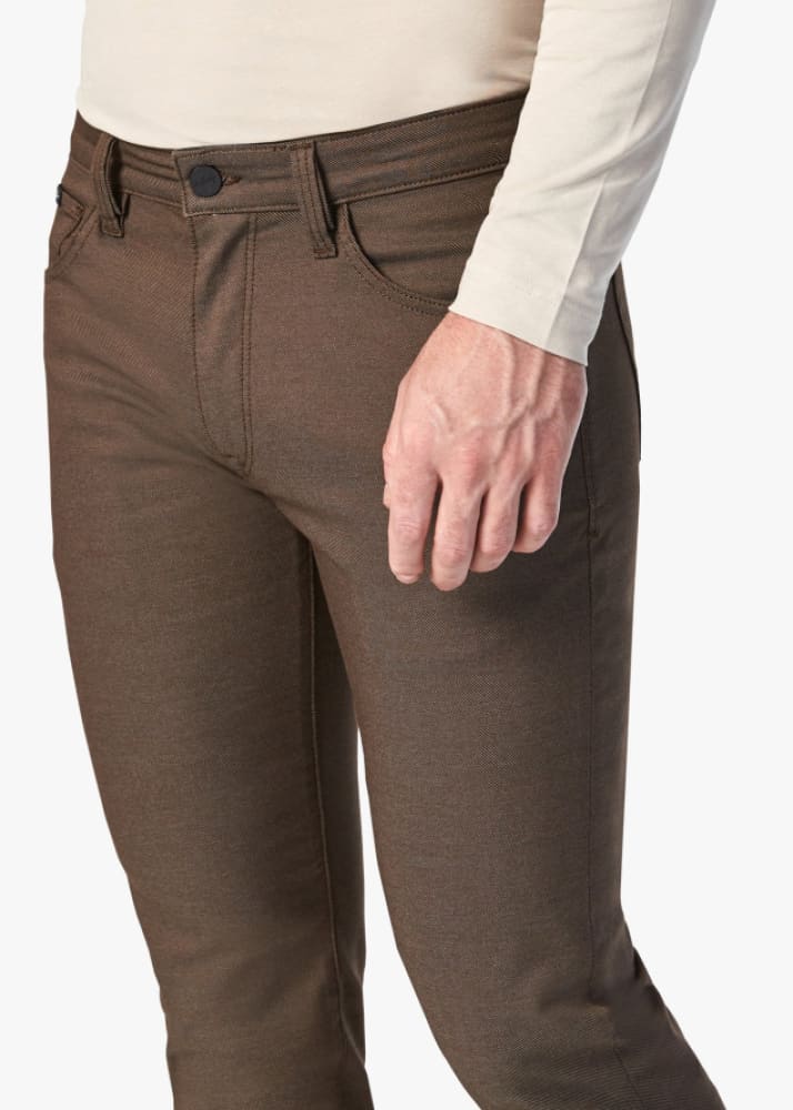 34 Heritage Courage Straight Leg Pants in Espresso Coolmax