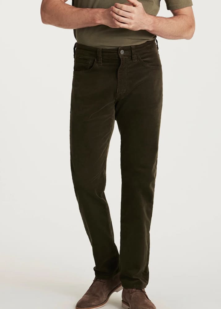 34 Heritage - Courage Straight Leg Pants in Fern Cord