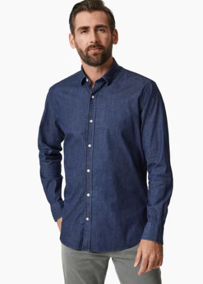 34 Heritage - Denim Shirt - button shirting