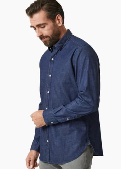 34 Heritage - Denim Shirt - button shirting