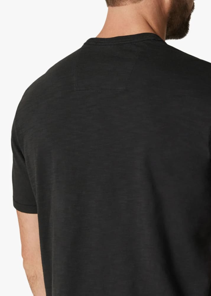 34 Heritage - Slub Crew Neck T-Shirt in Black - Tees & Tanks