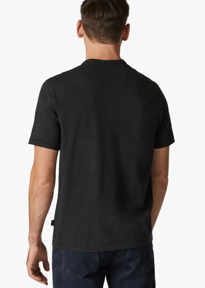 34 Heritage - Slub Crew Neck T-Shirt in Black - Tees & Tanks