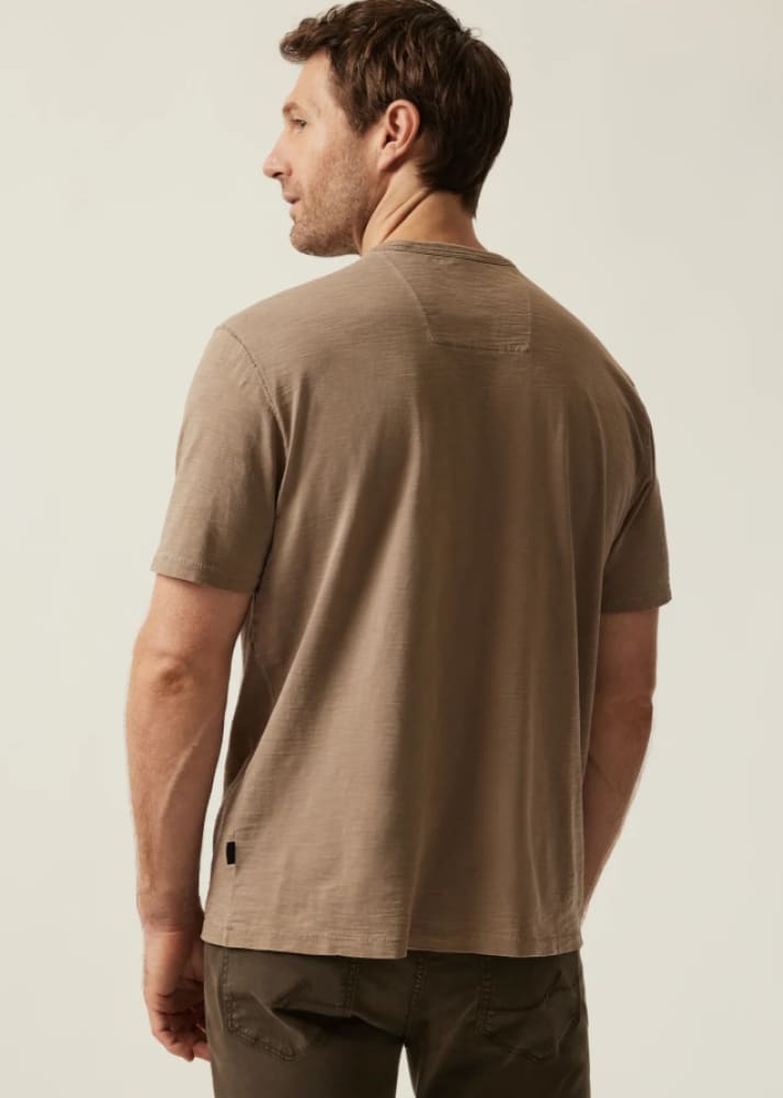 34 Heritage Slub Crew Neck T Shirt in Shitake Tees & Tanks