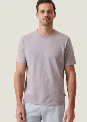 34 Heritage - Slub Crew Neck T-Shirt - Lilac Dust / S