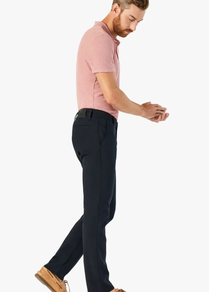 34 Heritage Verona Slim Leg Chino Pants In Black High Flyer