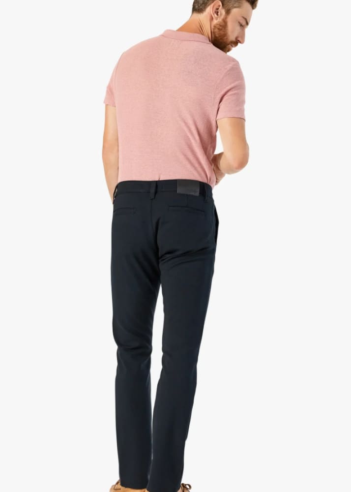 34 Heritage Verona Slim Leg Chino Pants In Black High Flyer