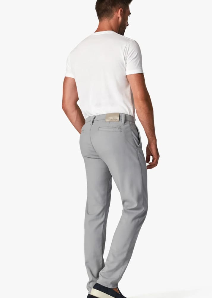 34 Heritage - Verona Slim Leg Chino Pants In Grey High