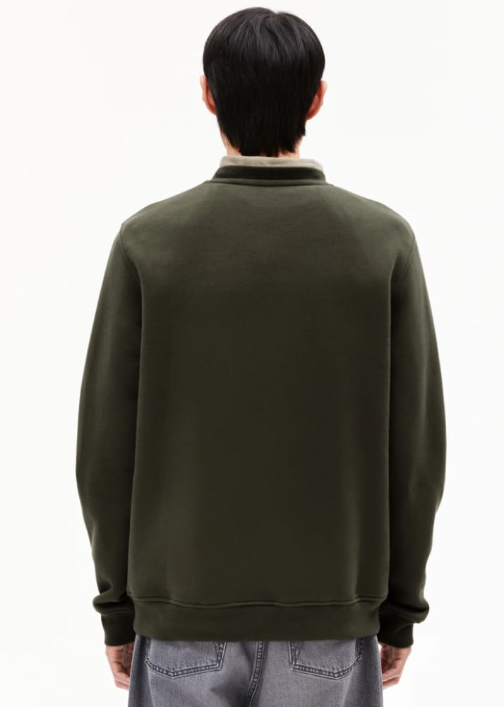 Armed Angels - Baaro Fleece Sweatshirt in Forest Pine