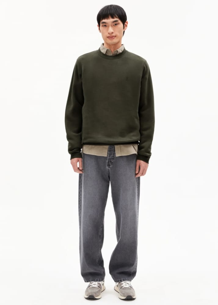 Armed Angels - Baaro Fleece Sweatshirt in Forest Pine