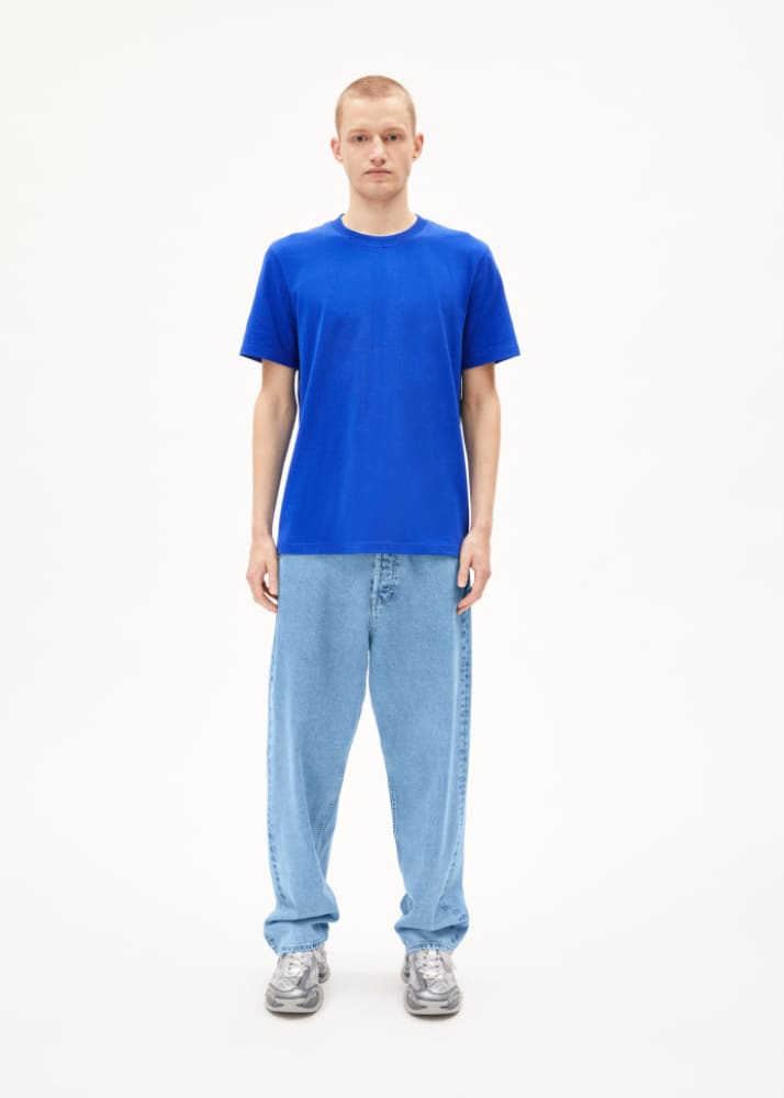 Armed Angels - Maarkos Heavyweight T-Shirt in Dynamo Blue