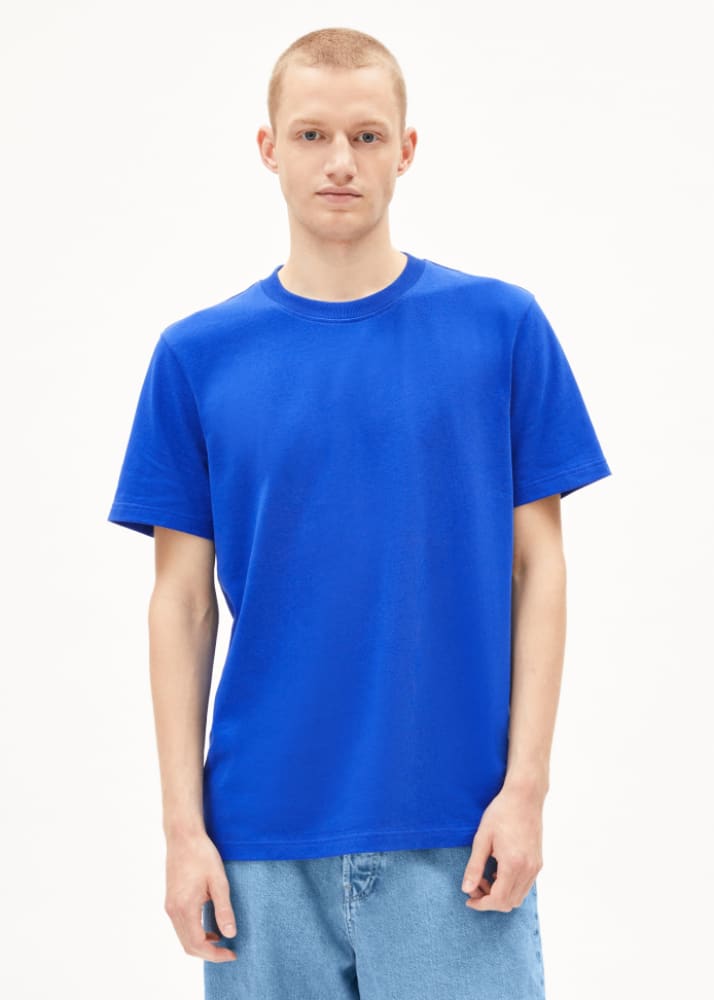 Armed Angels - Maarkos Heavyweight T-Shirt in Dynamo Blue