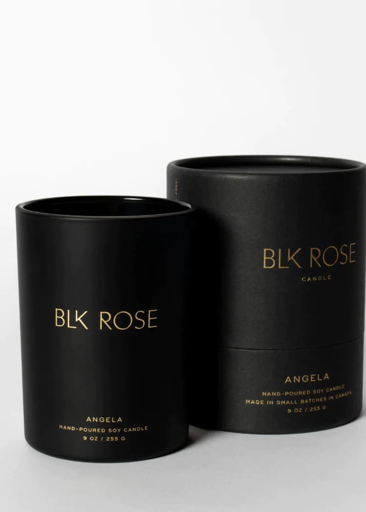 Blk Rose Candle - Angela home & body