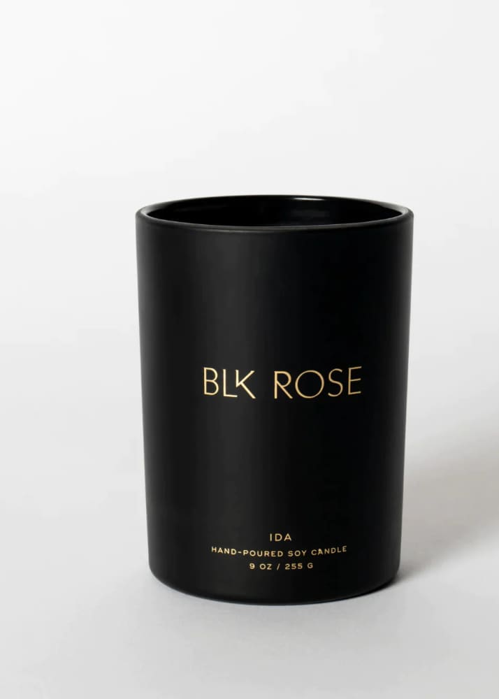 Blk Rose Candle - Ida home & body