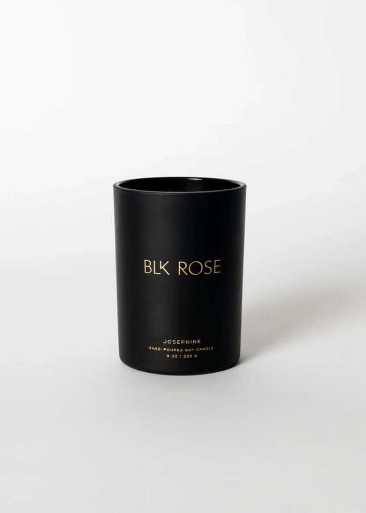 Blk Rose Candle- Josephine - home & body