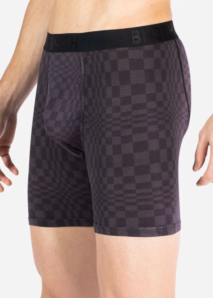 BN3TH - Classic Icon Boxer Brief in Liquid Checker Black
