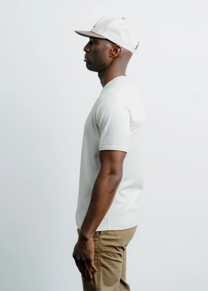 Champlain- Basic Raglan Tee in Creme - Tees & Tanks