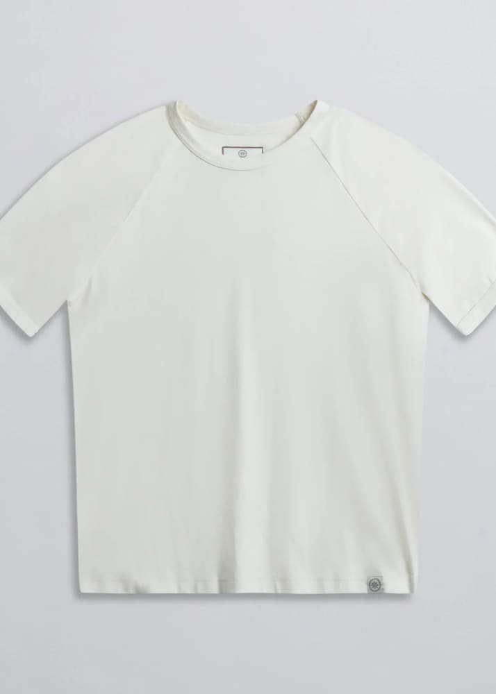 Champlain- Basic Raglan Tee in Creme - Tees & Tanks