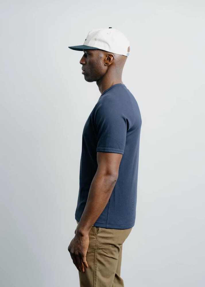 Champlain- Basic Raglan Tee in Navy - Tees & Tanks
