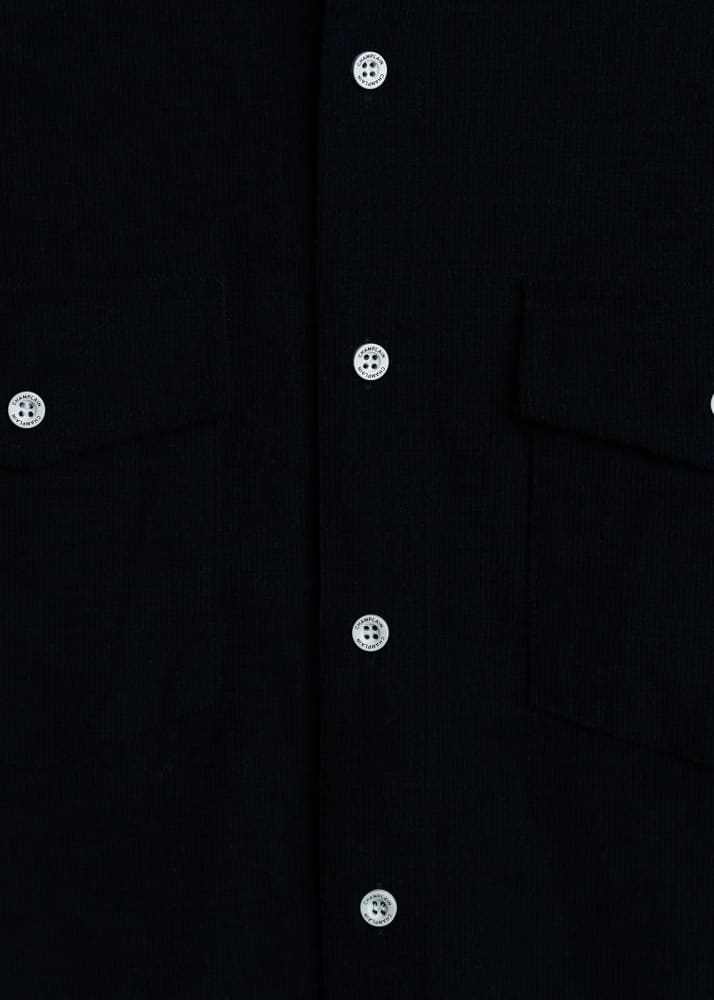 Champlain- Textured Overshirt in Navy - Jacket