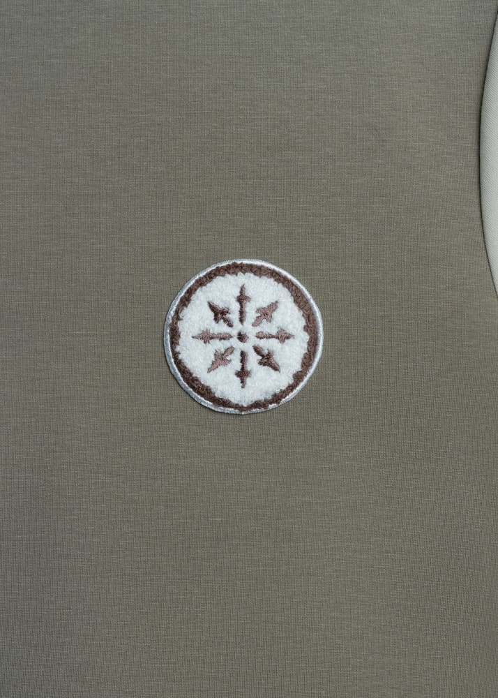 Champlain- Varsity Jacket in Cream