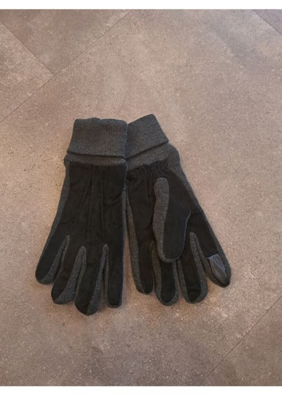 Club Rochelier- Knit and Suede Gloves - accessories