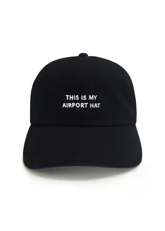 Dad Brand Airport Hat in Black hat