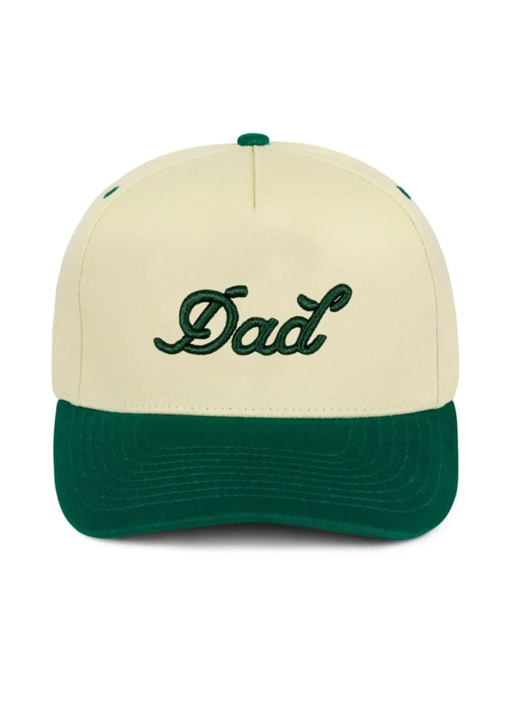 Dad Brand Snapback in Green hat