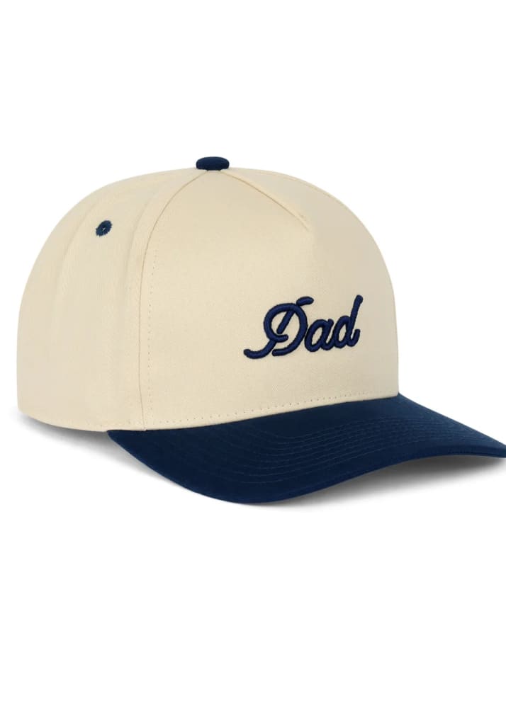 Dad Brand Snapback in Navy hat