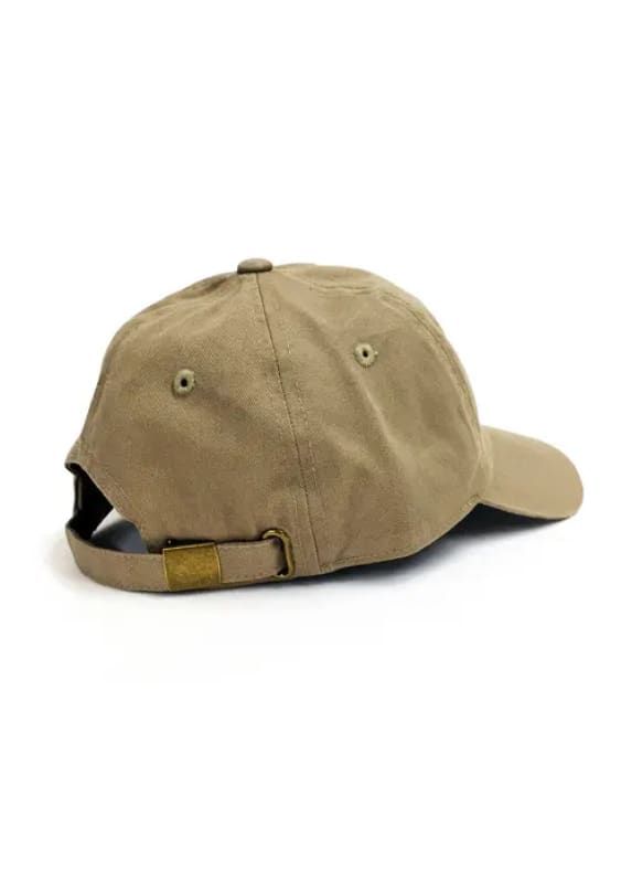 Dad Brand Ask Your Mom Cap in Tan hat