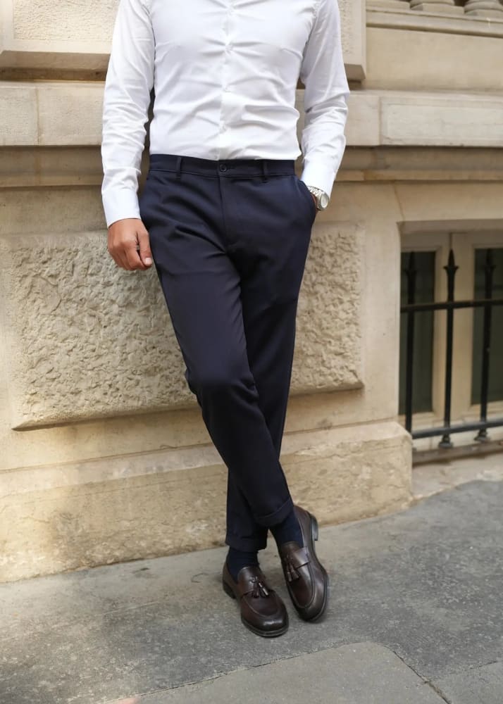 Donato- Fitted Stretch Chino - bottom