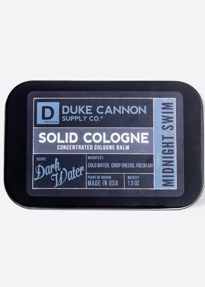 Duke Cannon Solid Cologne Midnight Swim Bath & Body