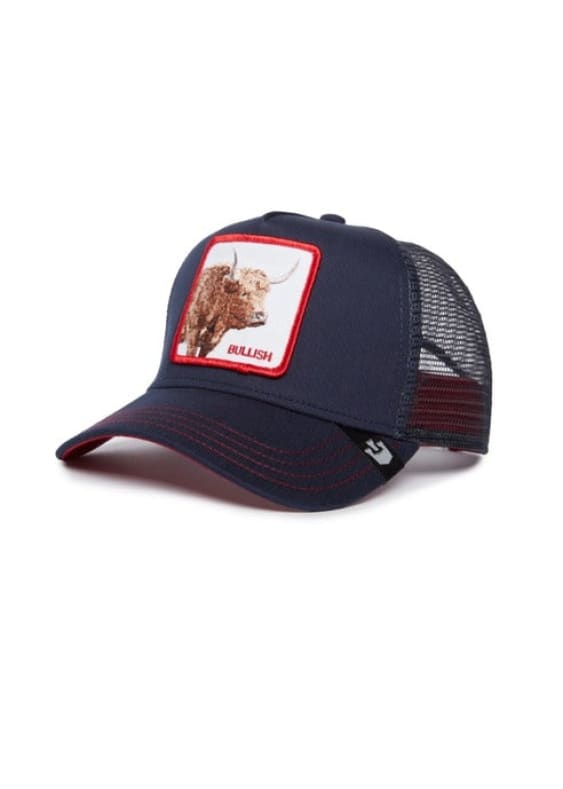 Goorin Bros - Bull Fan Trucker Hat in Navy - accessories