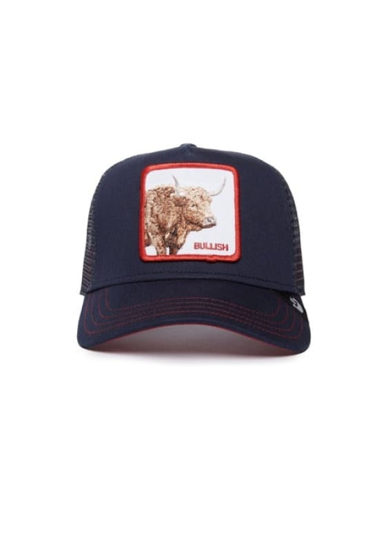 Goorin Bros - Bull Fan Trucker Hat in Navy - accessories