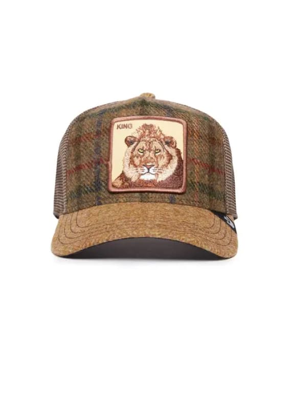 Goorin Bros - Moon Lion Trucker Hat in Khaki - accessories