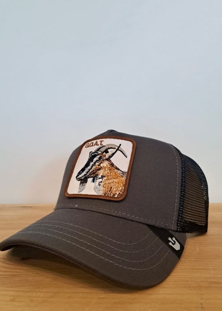 Goorin Bros- The Goat Trucker Hat - Grey - accessories