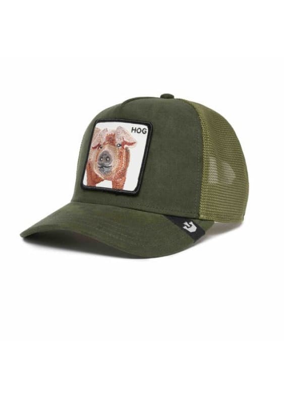 Goorin Bros - The Suede Pig Trucker Hat in Moss - Green